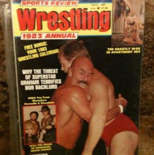   Wrestling Magazine Spr 1983 Bob Backlund Womens Apartment Girls