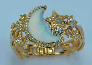 Kirks Folly Crescent Seaview Moon Shadow Cuff Bracelet