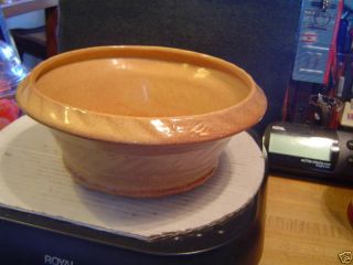 Nice Haeger Pottery golden wheat colored planter dish/bowl.