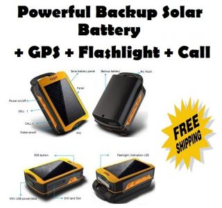   Power Panel Waterproof Backup Battery GPS Tracker SOS GSM GPRS New