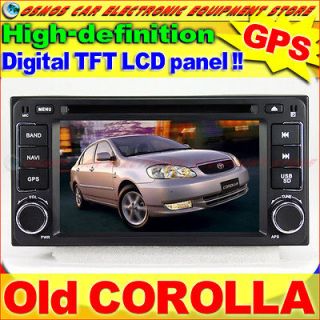 TOYOTA Old Corolla Car DVD Player GPS Navigation In dash Stereo Radio 