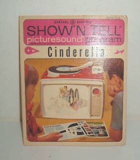 GE ShowN Tell picturesound program Cinderella 1964