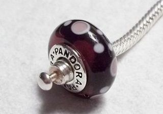 Newly listed Authentic Pandora Bead Grape Bubble Design 790693 NEW