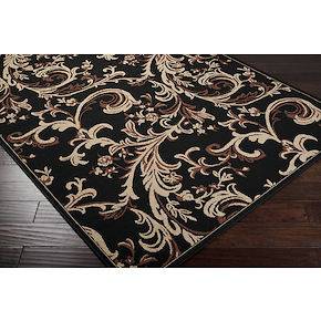 FLORAL Print Indoor / Outdoor Rug, Stain & UV Resistant