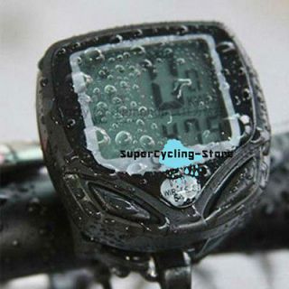   Wireless LCD Bike Bicycle Computer Odometer Speedometer Waterproof