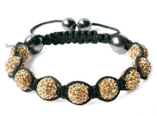 gold shamballa bracelet in Fashion Jewelry