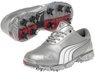 PUMACELL FUSION LIMITED EDITION GOLF SHOES SILVER/WHITE NEW