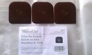 Pampered Chef Nylon Pan Scrapers SET OF 3
