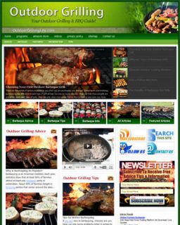 Established OUTDOOR GRILLING & BBQ Website For Sale .(Websites by 