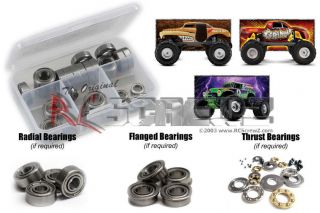 RC Screwz Traxxas Monster Jam Replica Trucks Precision Bearing Kit 