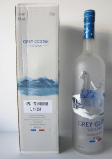 Grey Goose Vodka 450CL **EMPTY** Display Bottle 4.5L Collectors SUPER 