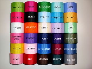 Yards Of One Color Grosgrain Solid Ribbon 1.5 IN. 1 1/2 .