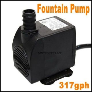 317 gph submersible pump fountain pond waterfall hydroponics waterbowl 