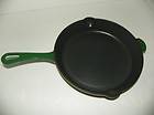   Green CI22 24CR Chefs Enameled Cast Iron 10 Inch round frying pan