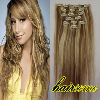 colored clip in hair extensions in Womens Hair Extensions