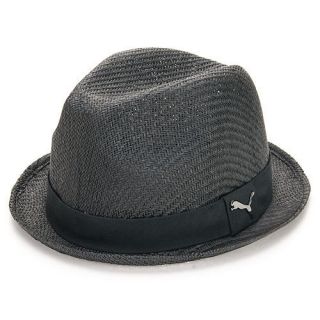 Brand New PUMA Douglas Gentleman Straw Hat Black (84315001) In Asian 