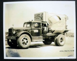Autocar 1949 Model C90D Mixer Montaup Sand & Gravel Truck Factory 