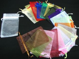 Nice 3 X 4 Organza bags for jewelry Gift Wedding Favors Small bag