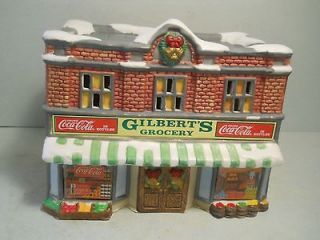   Coca Cola Town Square Collection Gilberts Grocery Christmas Village