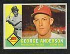 1960 TOPPS # 34 SPARKY ANDERSON 2nd YEAR EX  