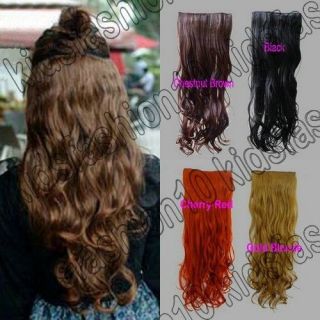  Long 5 Clips On Hair Piece Extension All Color/Length 