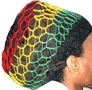 rasta crochet hair net