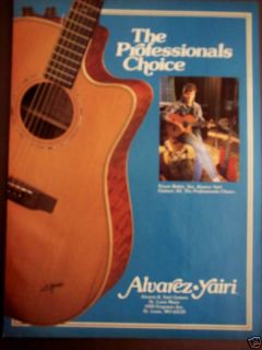 Vintage Alvarez guitar in Guitar