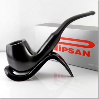 Wooden Tobacco Smoking Pipe Metal Cooler Hand Made FULL BLACK PX174i