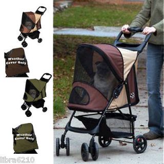 Pet Gear Happy Trails WITH Weather Cover Pet Dog Cat Stroller Medium 