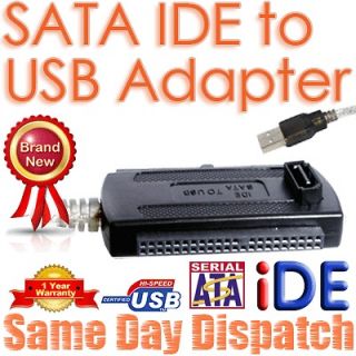 SATA IDE to USB Adapter Cable For Hard Disk HDD