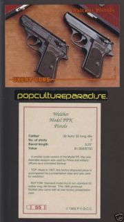 WALTHER MODEL PPK PISTOLS Handgun GREAT GUNS PHOTO CARD