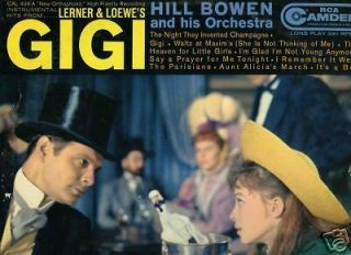 Hill Bowen, Lerner & GIGI LP 33 old vinyl record 1958