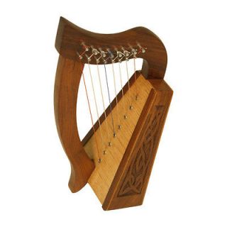 Roosebeck 15 8 String Lily Harp Knotwork Design BLEMISHED