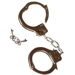 metal handcuffs in 