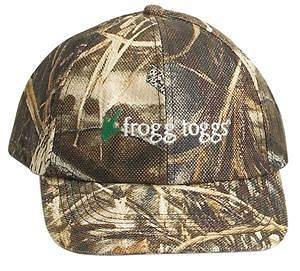 FROGG TOGGS WATERPROOF BALL CAP Camo Patterns BREAT​HABLE ADJUSTAB 