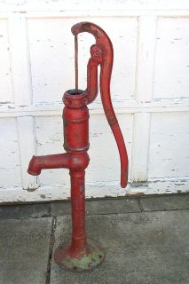 Antique Tall Well Pump cast Iron 