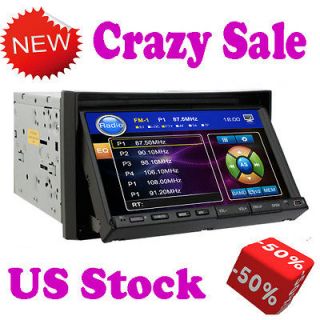 Car Stereo CD VCD DVD USB FM Player  SD Double 2 Din In Dash Radio 