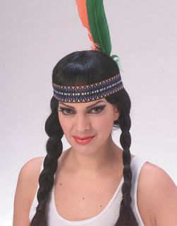 Pocahontas Princess Native American Indian Girl Feather Headband