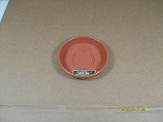 Plastic Saucer for Flower Pot Terra Cotta Color 3 inch diameter