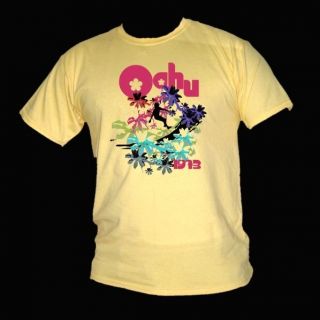 Oahu 1973   Classic Vinatge Hawaiian surf t shirt