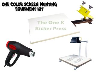   Press 1 color/1station​, heat gun, exposure stand equipment KIT