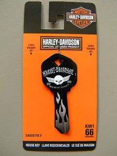 Kwikset Harley Davidson Grey Skull Key Blank