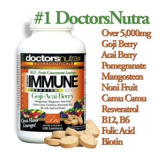 Vitamin B12 with Goji Berry, Noni, Acai, Mangosteen Energy Immune 120 
