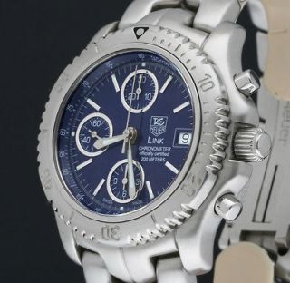 Mens Automatic TAG Heuer Link Chronograph Watch CT5110