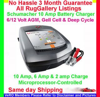   10 Amp CAR BATTERY CHARGER MAINTAINER DEEP CYCLE AGM BATTERIES XC10