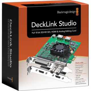 Blackmagic Design DeckLink Studio 2 SD/HD Video Card BDLKSTUDIO2