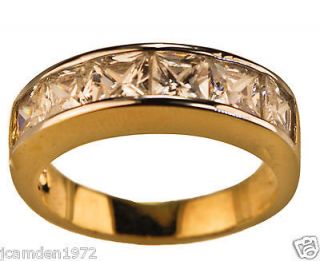 14 carat gold cubic zirconia rings
