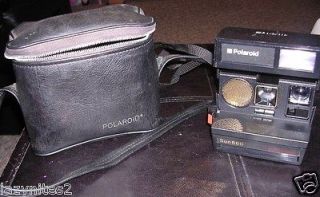 Polaroid Sun 660 Autofocus Instant Film 600 Land Camera WITH CASE
