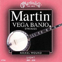 MARTIN VEGA v700 5 string BANJO STRINGS 3 sets $9.89