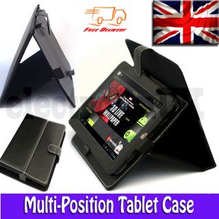 Adjustable Angle Tablet Case Folio Book Cover Stand Tablet PC 